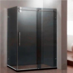 Rétthyrnd horn sturtubað með skjá