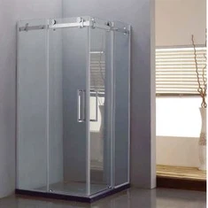 Ferningur rennandi rammalausir horn sturtuhurðir